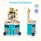 Blue Corner Play Kitchen for Kids with 113 Accessories Ages 3+